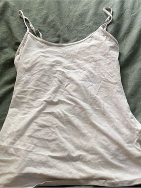 Old Navy White Spaghetti Strap Tank Top